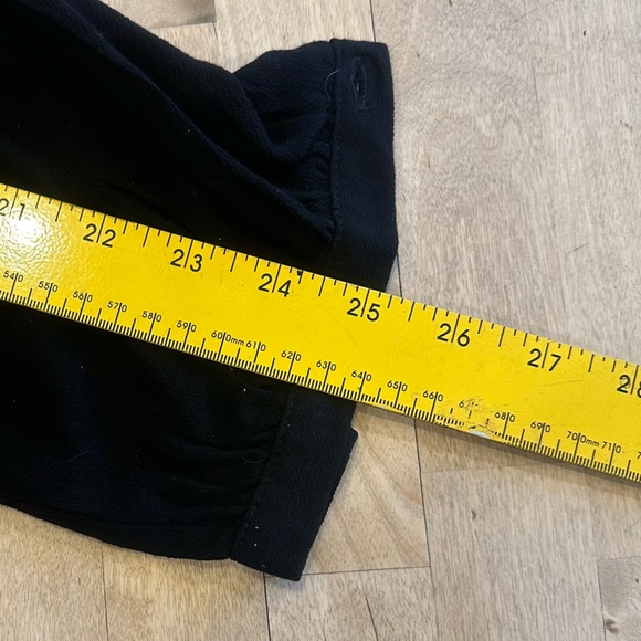 Forever 21 Black Whimsigoth Peplum Long Bishop Sleeve Mesh Top Size Small - Picture 14 of 15